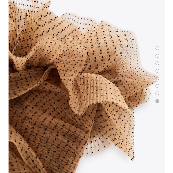 Zara tulle strapless crop top - Picture 14 of 15